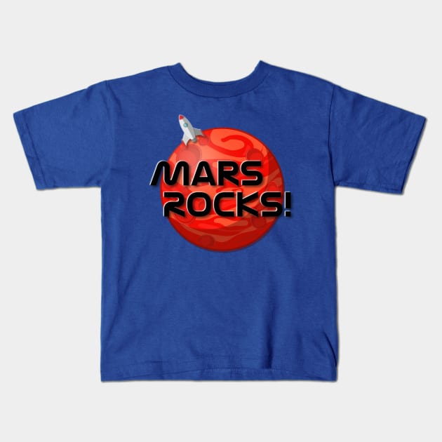 Mars Rocks Kids T-Shirt by JasonLloyd